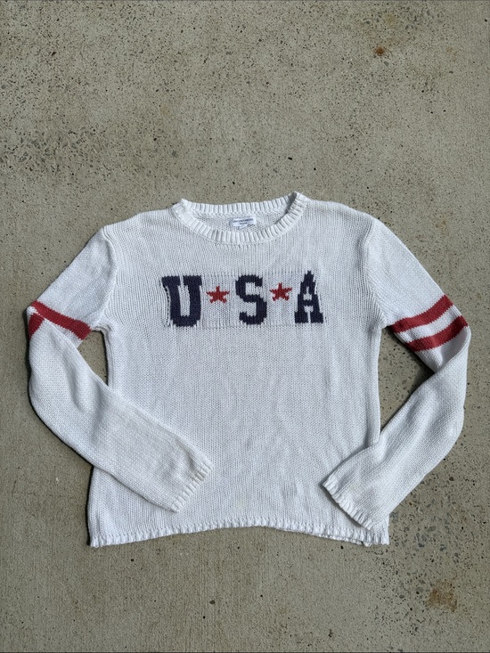 Grayson Threads Sweaters - Grayson Threads USA Pullover Patriotic Sweater Size Small
